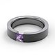 Titanium ring with Amethyst. Rings. asgdesign. Online shopping on My Livemaster.  Фото №2
