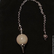 Фен-шуй и эзотерика handmade. Livemaster - original item Rose Quartz 40mm Gemstone Ball Pendulum Chakra Pendant. Handmade.