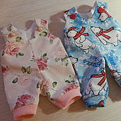 Одежда для кукол: комбинезон для пупса Паола рейна розовый