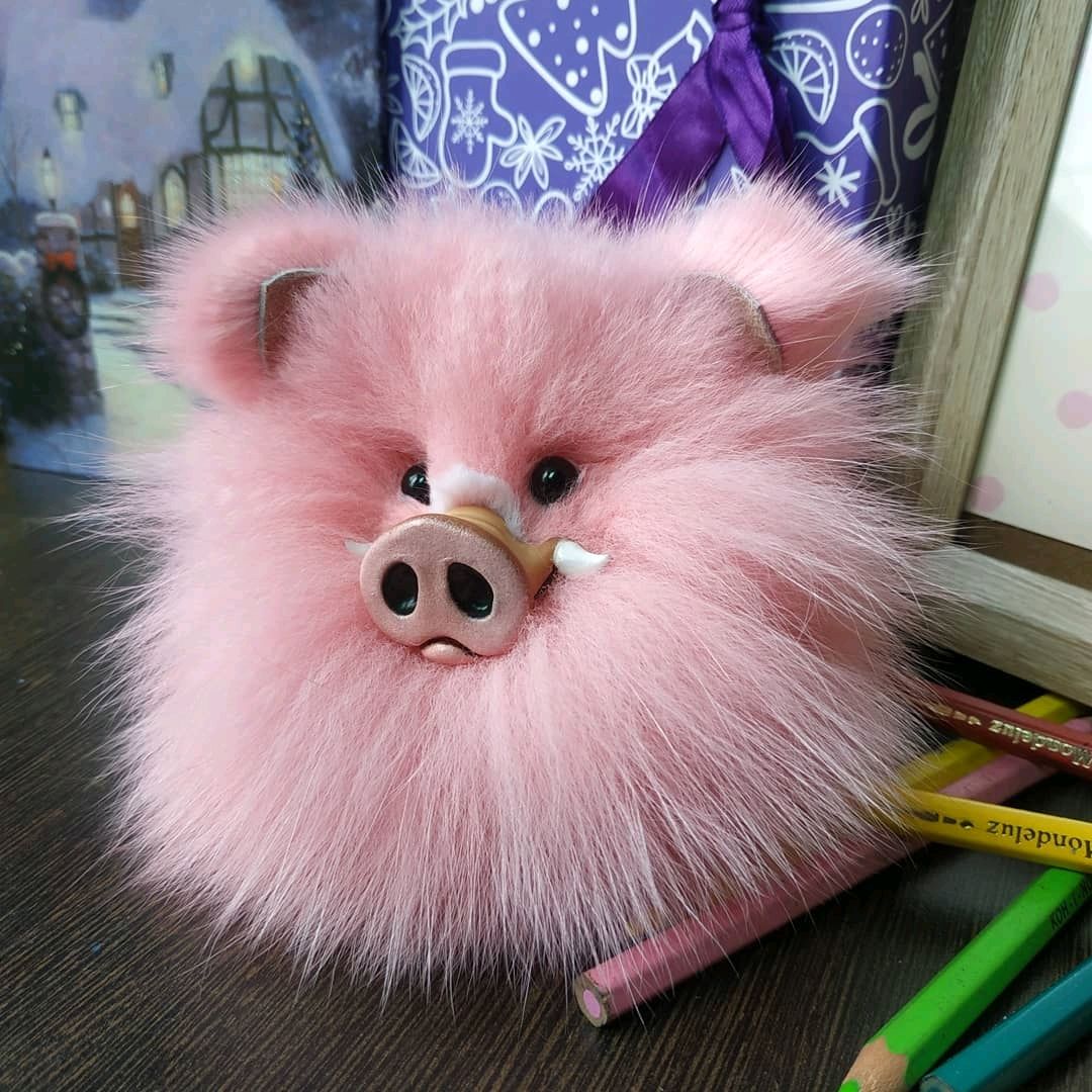 Кабанчик новогодний-символ 2019 года, свинья, поросёнок, Хрюша, брелок