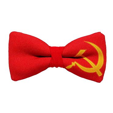 Аксессуары ручной работы. Ярмарка Мастеров - ручная работа Галстук - бабочка СССР/Серп и Молот. Handmade.