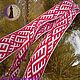Belt Parting words white-red, Belts and ribbons, Chrysostom,  Фото №1