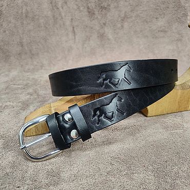 Аксессуары ручной работы. Ярмарка Мастеров - ручная работа Ремень Всадник. Handmade.