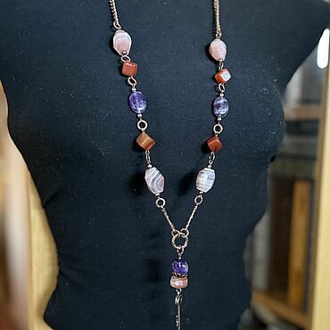 Украшения ручной работы. Ярмарка Мастеров - ручная работа Бусы Самоцветы.. Handmade.