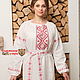 Slavic white shirt. Folk dresses. Slavyanskie uzory. Online shopping on My Livemaster.  Фото №2