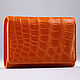 Women's wallet made of genuine crocodile leather IMA0216O45, Wallets, Moscow,  Фото №1