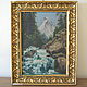 Antique painting, landscape, oil, Vintage paintings, Moscow,  Фото №1