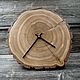 Table clock made of oak, Watch, Moscow,  Фото №1