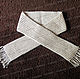 Knitted scarf white, Scarves, Nalchik,  Фото №1