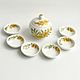 Painted porcelain tea Set Mimosa. Tea & Coffee Sets. ArtFlera (artflera). My Livemaster. Фото №5