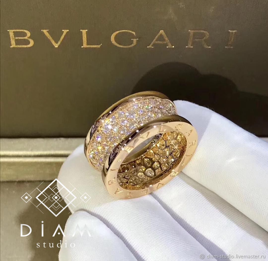 Bvlgari кольцо золотое 750 пробы