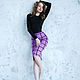 Pencil skirt made of eco-suede Cage, figure-hugging lilac skirt, Skirts, Novosibirsk,  Фото №1