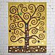 Картина Дерево Счастья, дерево Жизни, золотая, в стиле Климта, Картины, Самара,  Фото №1