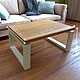Copy of Industrial style coffee table made of natural wood. Tables. dekor-tseh. Online shopping on My Livemaster.  Фото №2