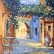  Italian courtyard. Oil. 40 by 50 cm. Pictures. Svetiten. Online shopping on My Livemaster.  Фото №2