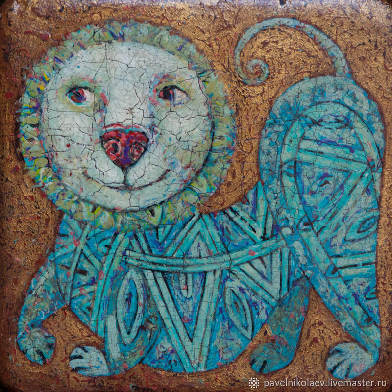 \"Лев\", авторская печать в интернет-магазине Ярмарка Мастеров по цене ...