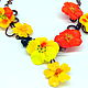 Necklace Summer will be Sunny lampwork, Necklace, St. Petersburg,  Фото №1