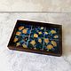 Tray with tiles Hand painted. Trays. Gracilis (Workshop Elena Sugar). My Livemaster. Фото №6