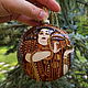 Order Christmas toy medallion ' Medicine'. lepska. Livemaster. . Christmas decorations Фото №3
