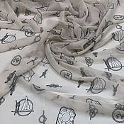 Материалы для творчества handmade. Livemaster - original item Italian fabric, R. Lauren chiffon. Handmade.