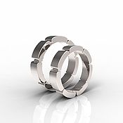 Свадебный салон handmade. Livemaster - original item Ring made of 925 sterling silver (Ob41). Handmade.