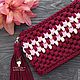 Knitted clutch bag "the Cherry orchard", Classic Bag, St. Petersburg,  Фото №1