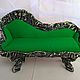 1:6 scale sofa for doll house, Doll furniture, Omsk,  Фото №1