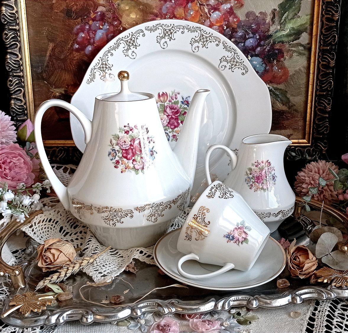 Винтаж: "Мейсенский букет". "MZ". ПО ПРЕДМЕТНО! купить в интернет ...