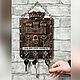 Ключница герб "Мой дом - моя крепость" подарок, Ключницы настенные, Москва,  Фото №1
