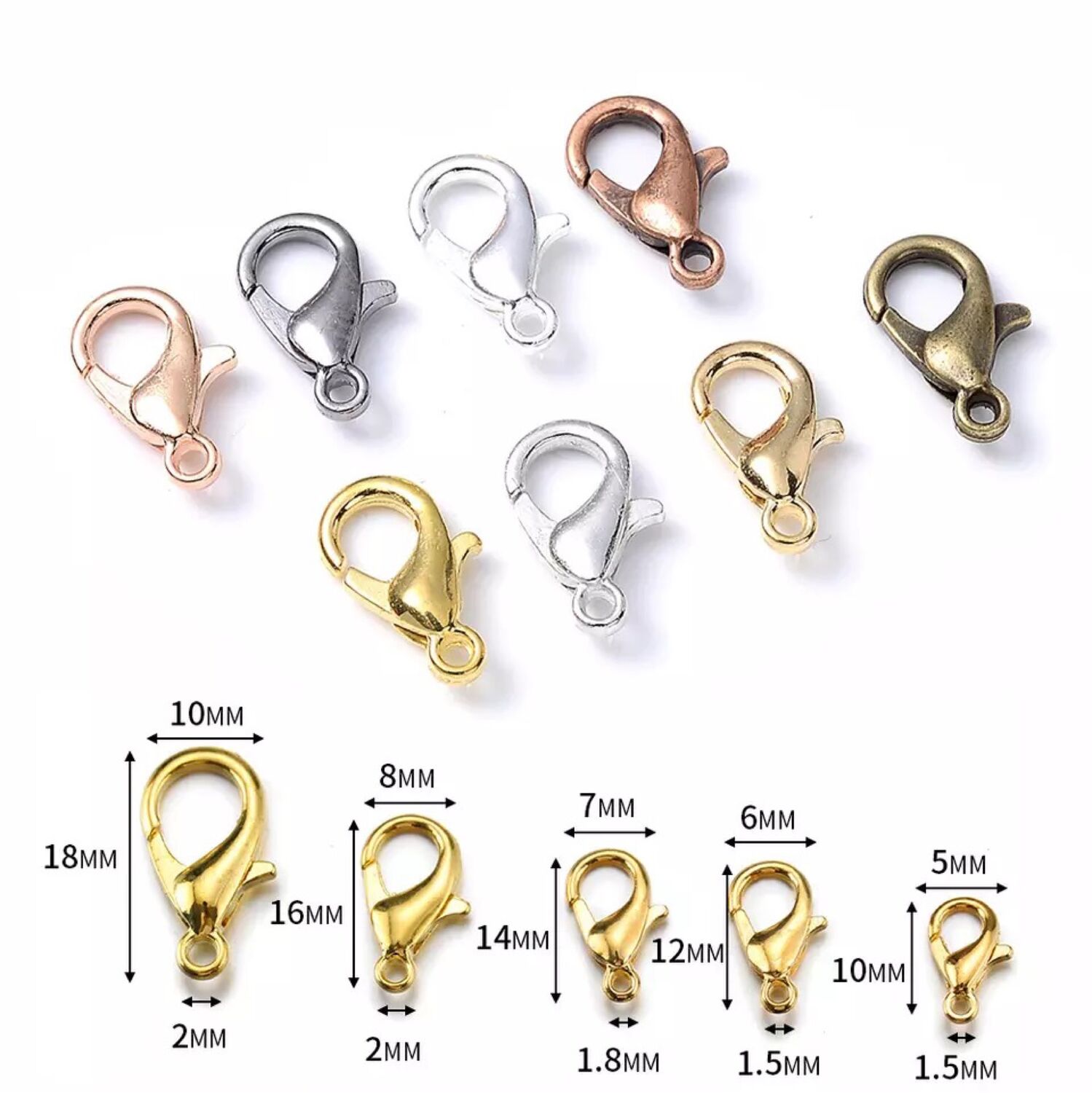 Карабин для бижутерии в интернет-магазине на Ярмарке Мастеров ...