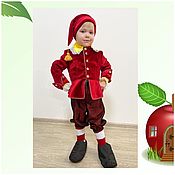 Одежда детская handmade. Livemaster - original item carnival costume: Red Dwarf. Handmade.