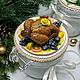 Аппетитная курочка - банка с декором из полимерной глины. Банки. Мастерская ЧУдЕСа (svetlana-chudesa). Ярмарка Мастеров.  Фото №4
