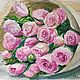 Картина акварелью, цветы, букет роз, А4, Картины, Москва,  Фото №1