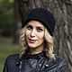 Knitted hat "French evening", Berets, Norilsk,  Фото №1