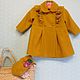 Order Yellow coat beret. 'Nezhnyj vozrast'. Livemaster. . Childrens outerwears Фото №3