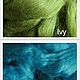 Волокна шелка Тусса в ассортименте для валяния. Материалы для валяния. Melody-Wool. Ярмарка Мастеров.  Фото №4