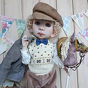 Куклы и игрушки handmade. Livemaster - original item Doll collectible textile interior.. Handmade.