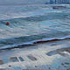Painting 'Turquoise Sea' oil on canvas 50h50 cm. Pictures. vestnikova. My Livemaster. Фото №5