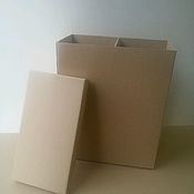 Сувениры и подарки handmade. Livemaster - original item High box for glasses made of micro-corrugated cardboard. Handmade.