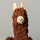 Alpaca Fedor toy soft toy handmade llama BROWN. Stuffed Toys. Kseniia Trofimova (toyhappyhappy). Online shopping on My Livemaster.  Фото №2