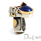 Украшения handmade. Livemaster - original item Ring cubism. Handmade.