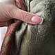 Винтаж: Палантин жаккард Пейсли в оттенках шалфей и макадамия. Платки винтажные. Vintage-bazaar. Ярмарка Мастеров.  Фото №11