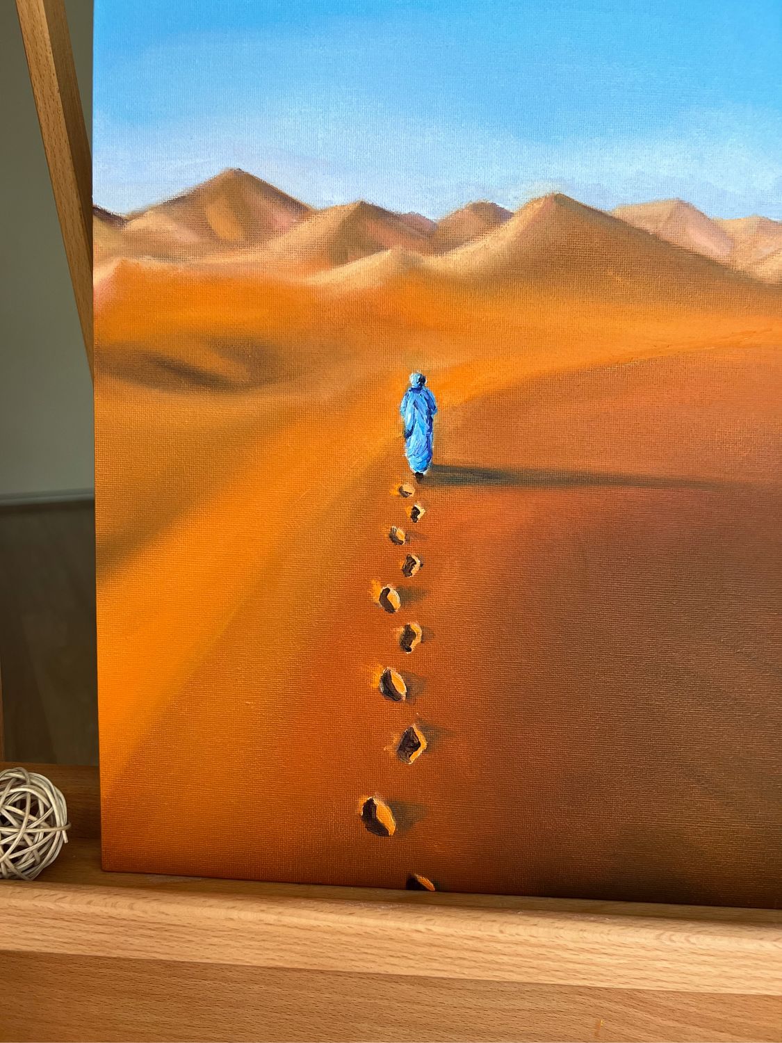 Картина пустыня пейзаж маслом на холсте купить в интернет-магазине ...