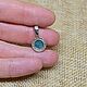 Амазонит натуральный подвеска на цепочке. Подвеска. Татьяна Некрасова (planetasilver). Ярмарка Мастеров.  Фото №4