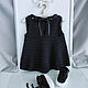 Black dress with sequins and fringe for a girl. 0-3 months, Childrens Dress, Cheboksary,  Фото №1