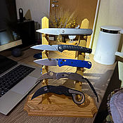 Сувениры и подарки handmade. Livemaster - original item Stand (stand) for knives from the array. Handmade.