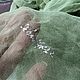 Винтаж: Майская дымка. Тончайший большой шарф, шёлк 100%. Платки винтажные. Vintage-bazaar. Ярмарка Мастеров.  Фото №15
