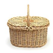 Для дома и интерьера handmade. Livemaster - original item Basket wicker with lid medium. basket of vines. Art.4069. Handmade.