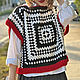vests: Crochet vest 'Charlene', Vests, Rostov-on-Don,  Фото №1