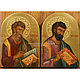 Las Puertas Reales. Icono de nombre Apóstol Mateo. Los evangelistas. Icons. icon-saintimage. Ярмарка Мастеров.  Фото №4